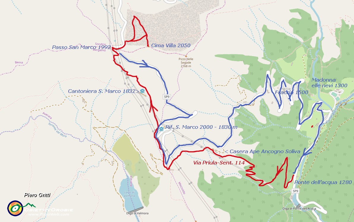 02 Mappa anello Ca-Passo S. Marco-Cima Villa salendo da Via Priula .jpg